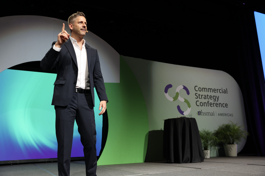 The Keynote Speaker in San Antonio at the HSMAI CSC at the Henry Gonzalez Convention Center: Dr. Florian Ilgen